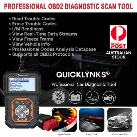 QUICKLYNKS® T31 - OBD2 Diagnostic Scanner - Professional